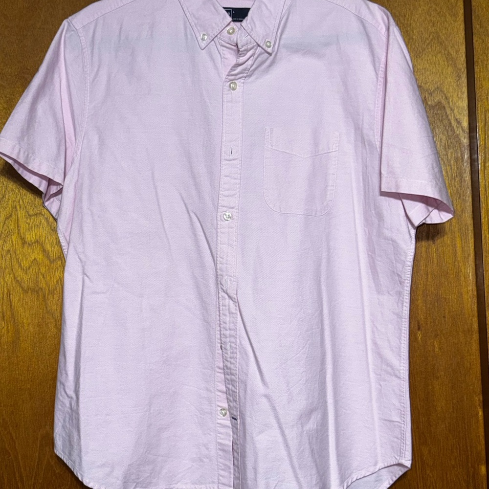 GAP Light Pink Casual Button Down Shirt